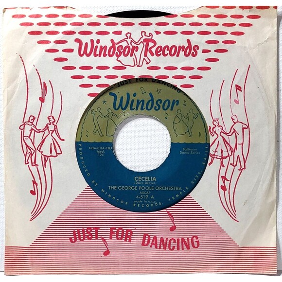 George Poole Orchestra 45 Cecelia/You Just Want To Cha-Cha-Cha EX Latin - Picture 1 of 2